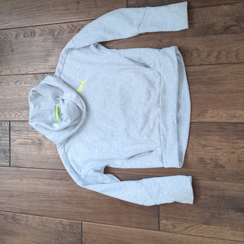 Grey Puma Cowl Neck Sweatshirt